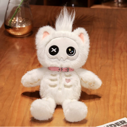 Hexling Skeleton Cat Plush Toys alternate colour view