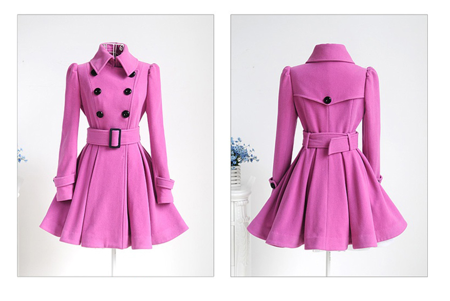 Final Notice Double-Breasted Long Coat, product view 4