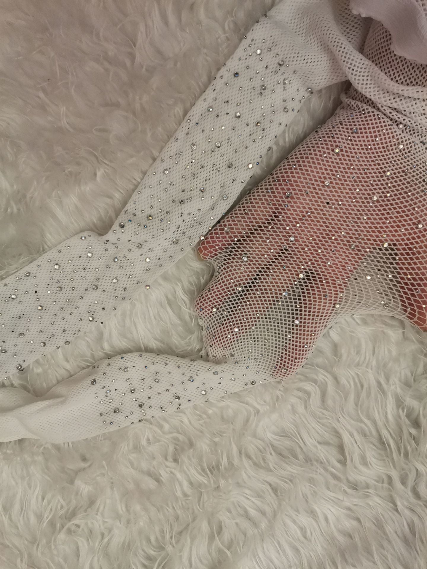 Flashpoint Rhinestone Fishnet Tights, product view 8