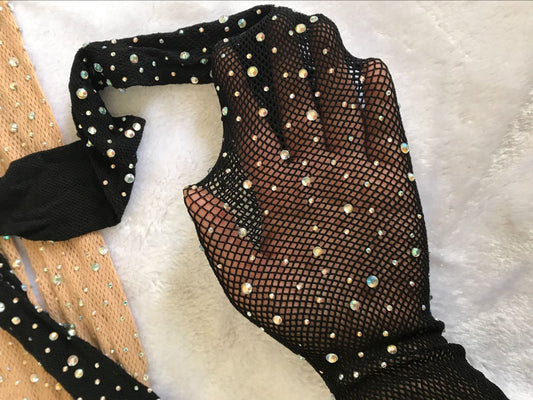 Flashpoint Rhinestone Fishnet Tights, product view 9