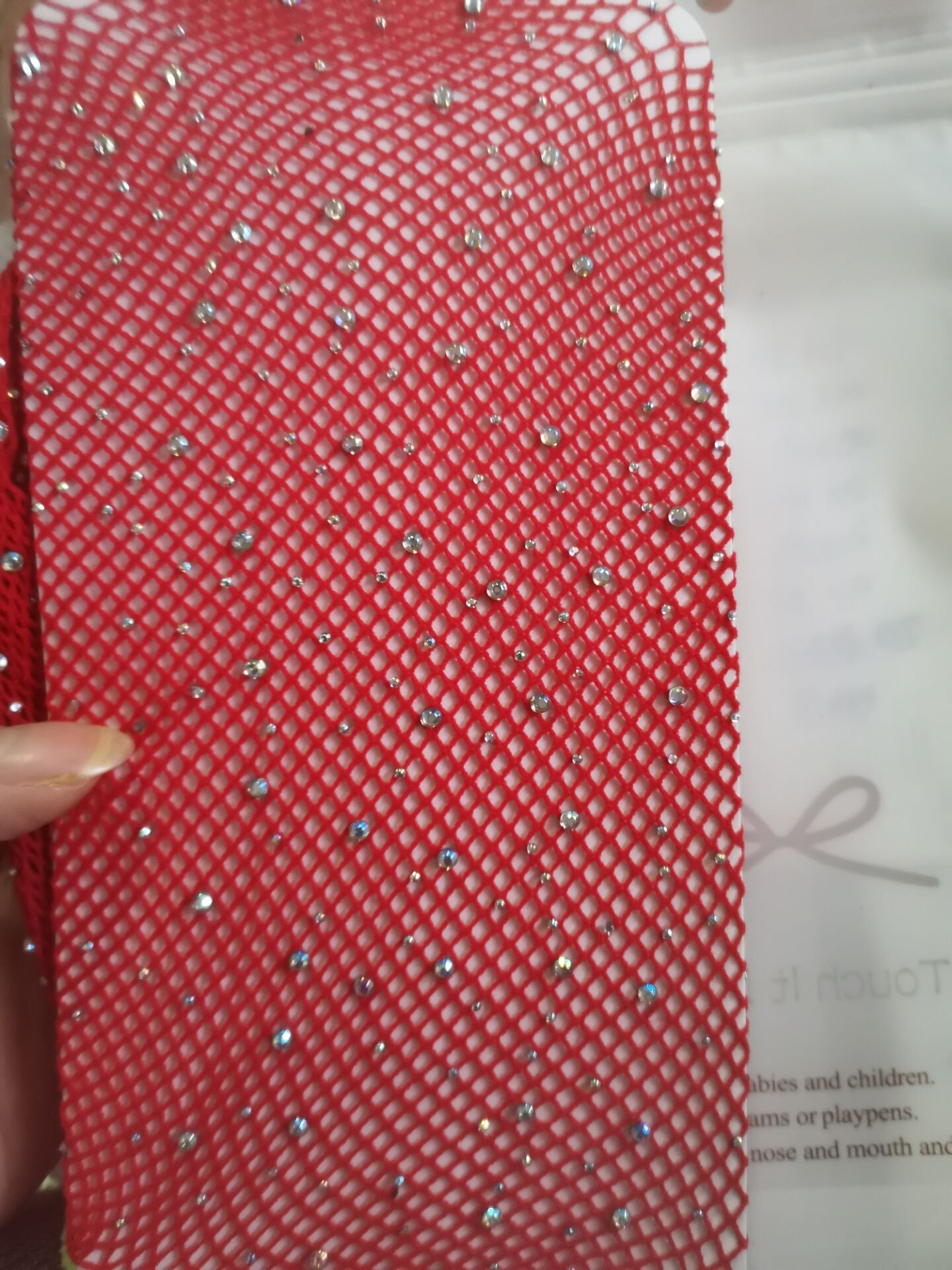 Flashpoint Rhinestone Fishnet Tights, product view 22