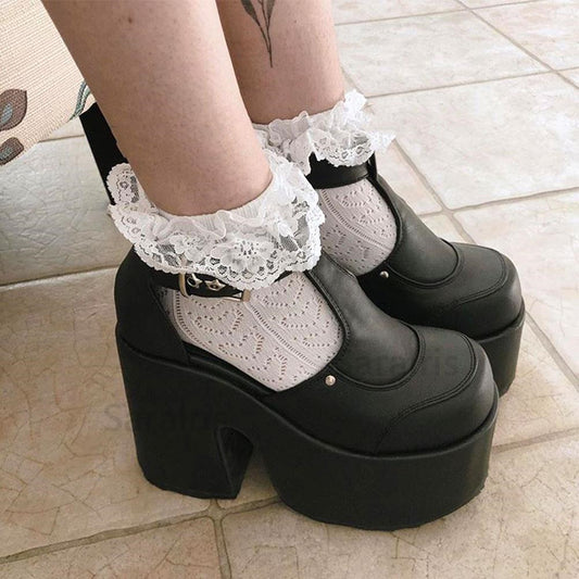 Ground Zero Platform Boots, product view 1