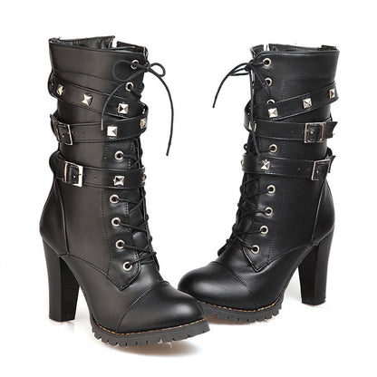 Hard Evidence Rivet Ankle Boots, product view 12