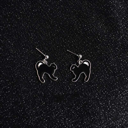 Harvest pumpkin earrings, seasonal alloy design 9