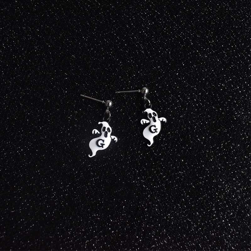 Harvest pumpkin earrings, seasonal alloy design 15