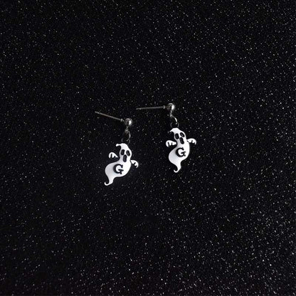 Harvest pumpkin earrings, seasonal alloy design 15