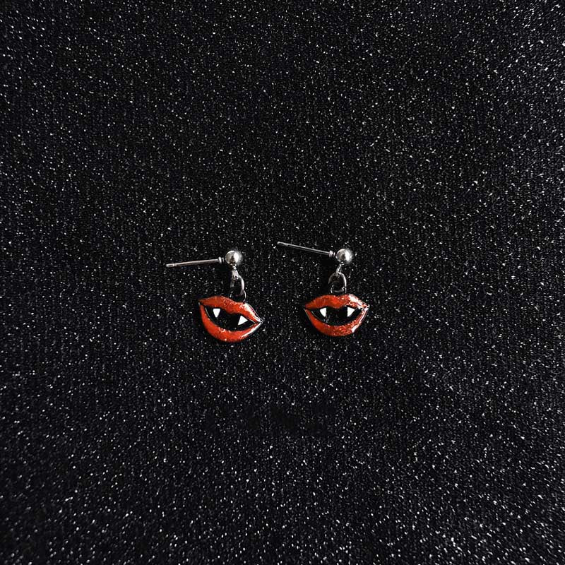Harvest pumpkin earrings, seasonal alloy design 16