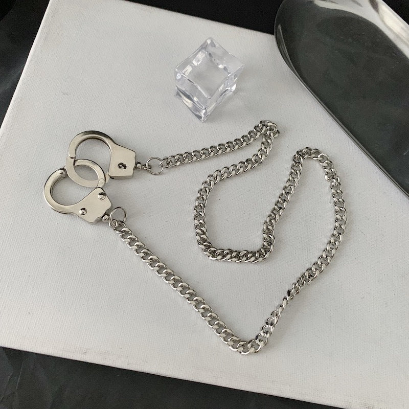 Held in Contempt Handcuff Necklace, product view 1