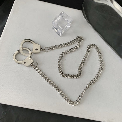 Held in Contempt Handcuff Necklace, product view 1