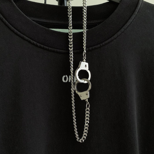 Held in Contempt Handcuff Necklace, product view 2