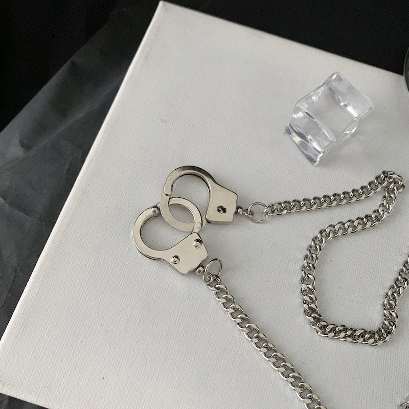 Held in Contempt Handcuff Necklace, product view 5