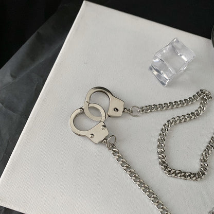 Held in Contempt Handcuff Necklace, product view 5