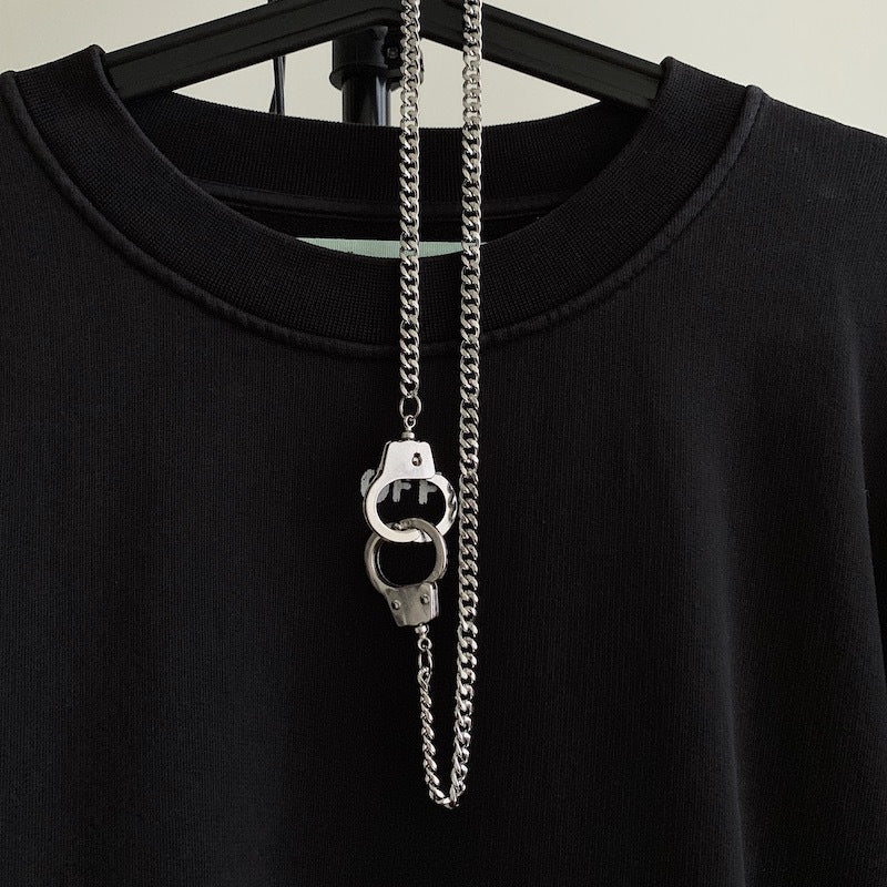 Held in Contempt Handcuff Necklace, product view 6
