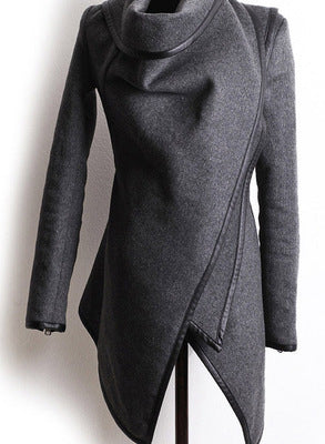 High Command Asymmetric Collar Coat, product view 16