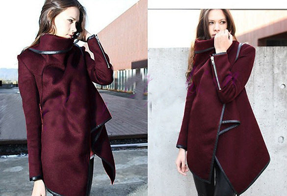 High Command Asymmetric Collar Coat, product view 18