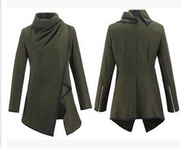 High Command Asymmetric Collar Coat, product view 22
