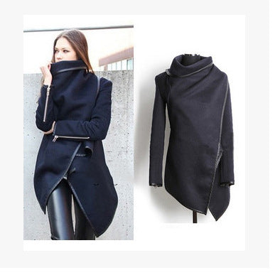 High Command Asymmetric Collar Coat, product view 35