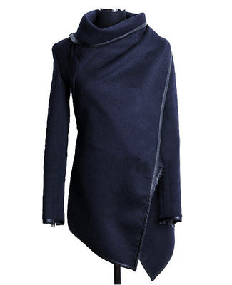 High Command Asymmetric Collar Coat, product view 37