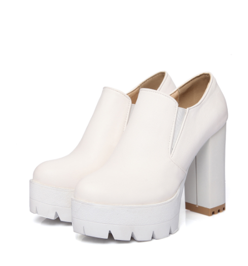 High Stakes Round-Toe Platform Heels, product view 1