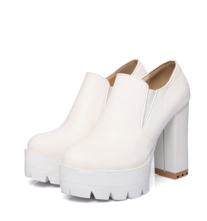 High Stakes Round-Toe Platform Heels, product view 1