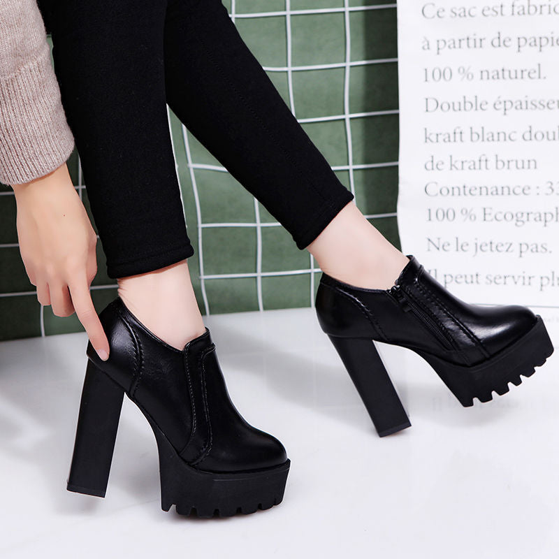 High Stakes Round-Toe Platform Heels, product view 8