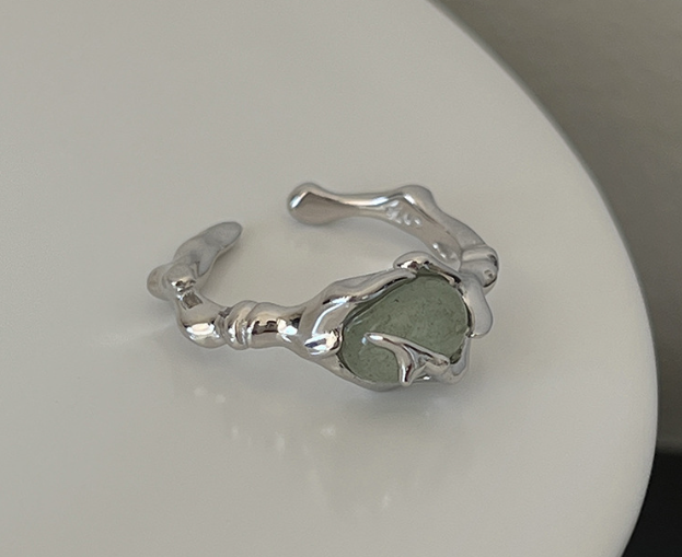 Jade Bamboo Ring, product view 2