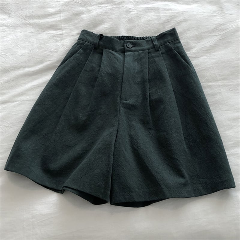 Ledgerfield Cotton-Linen Wide-Leg Trousers product view