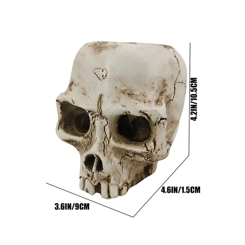 Memento Mori Skull Planter, product view 3