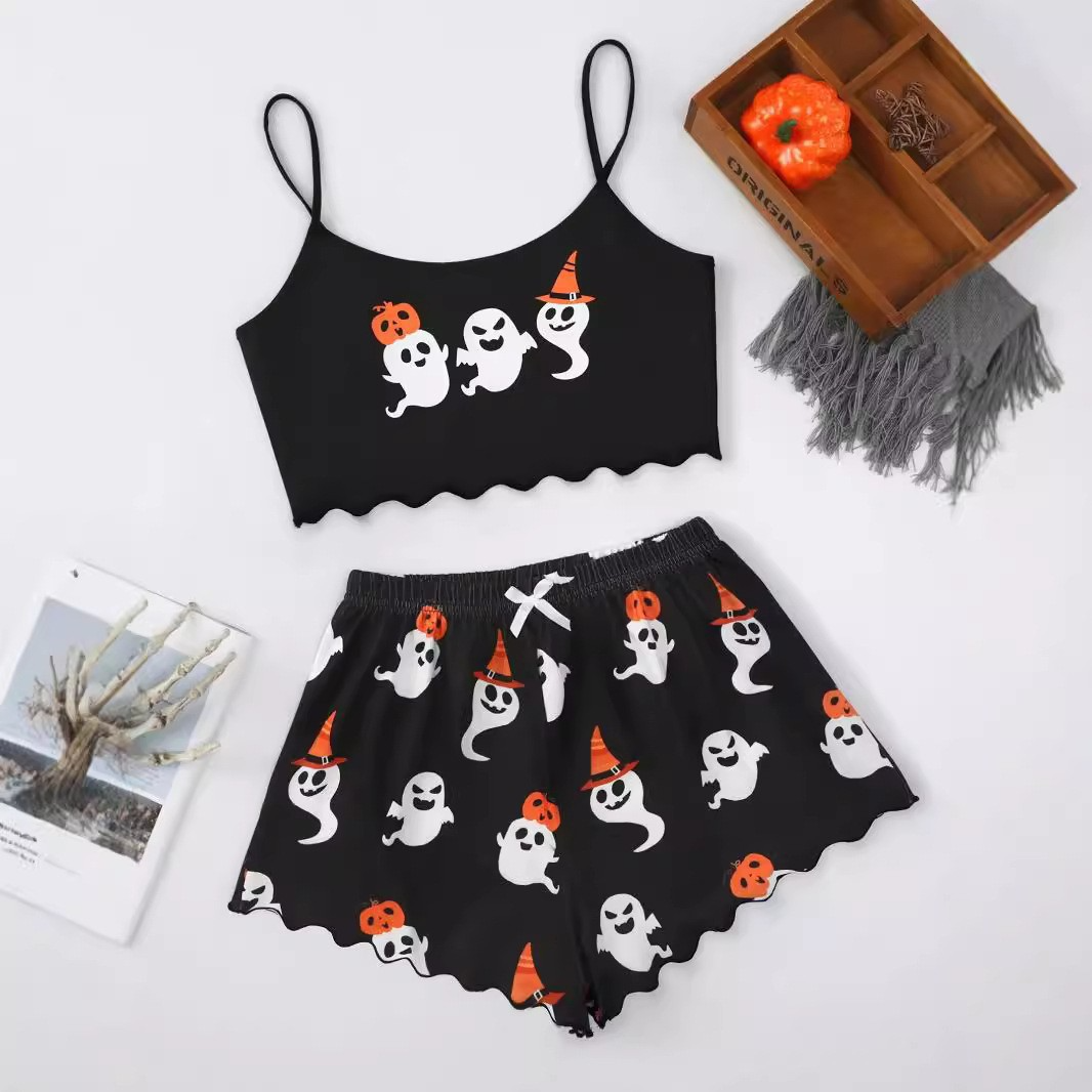 Midnight Motif two-piece lounge set, printed design 11