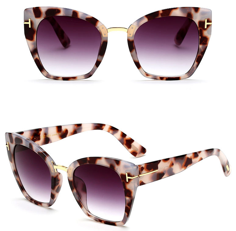 Mirror Signal Reflective Cat-Eye Sunglasses, product view 6