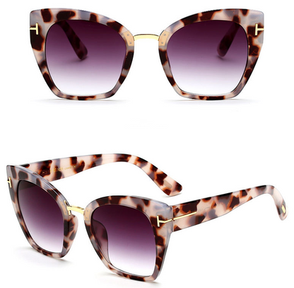 Mirror Signal Reflective Cat-Eye Sunglasses, product view 6