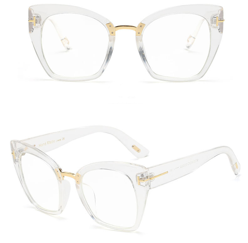 Mirror Signal Reflective Cat-Eye Sunglasses, product view 8