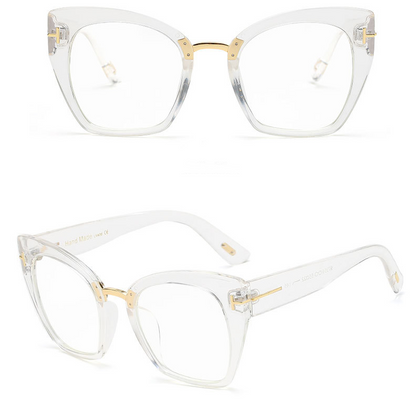 Mirror Signal Reflective Cat-Eye Sunglasses, product view 8