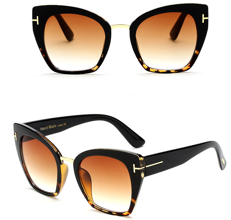 Mirror Signal Reflective Cat-Eye Sunglasses, product view 9