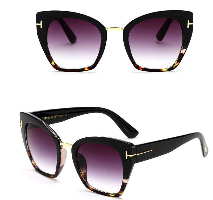 Mirror Signal Reflective Cat-Eye Sunglasses, product view 11
