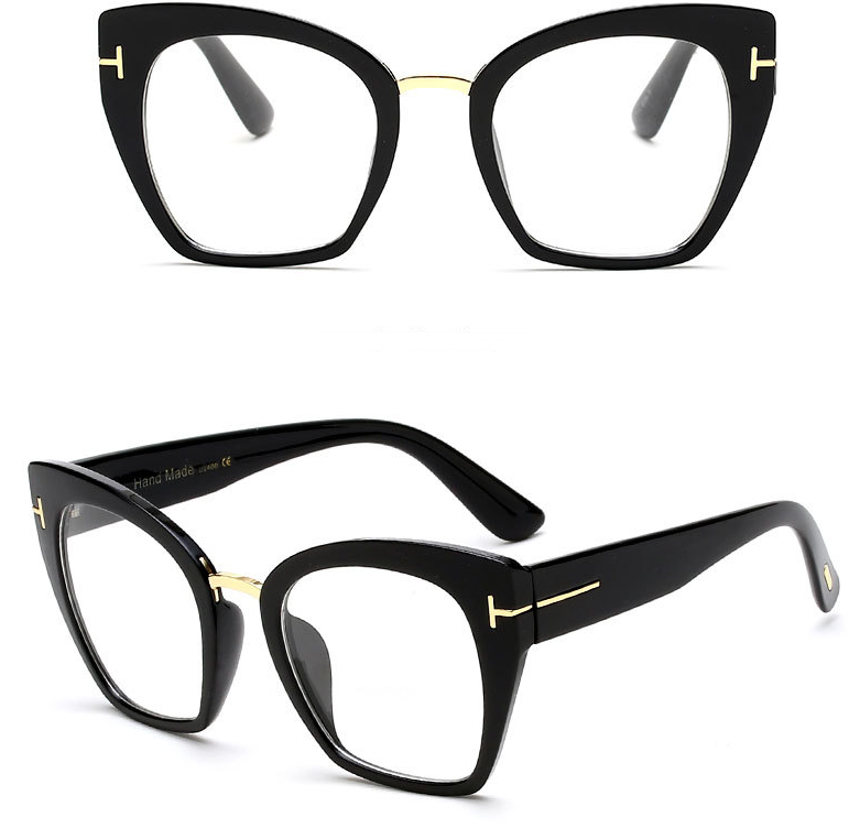 Mirror Signal Reflective Cat-Eye Sunglasses, product view 12