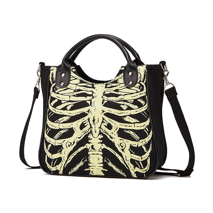 Night Watch Luminous Skull Handbag, product view 1