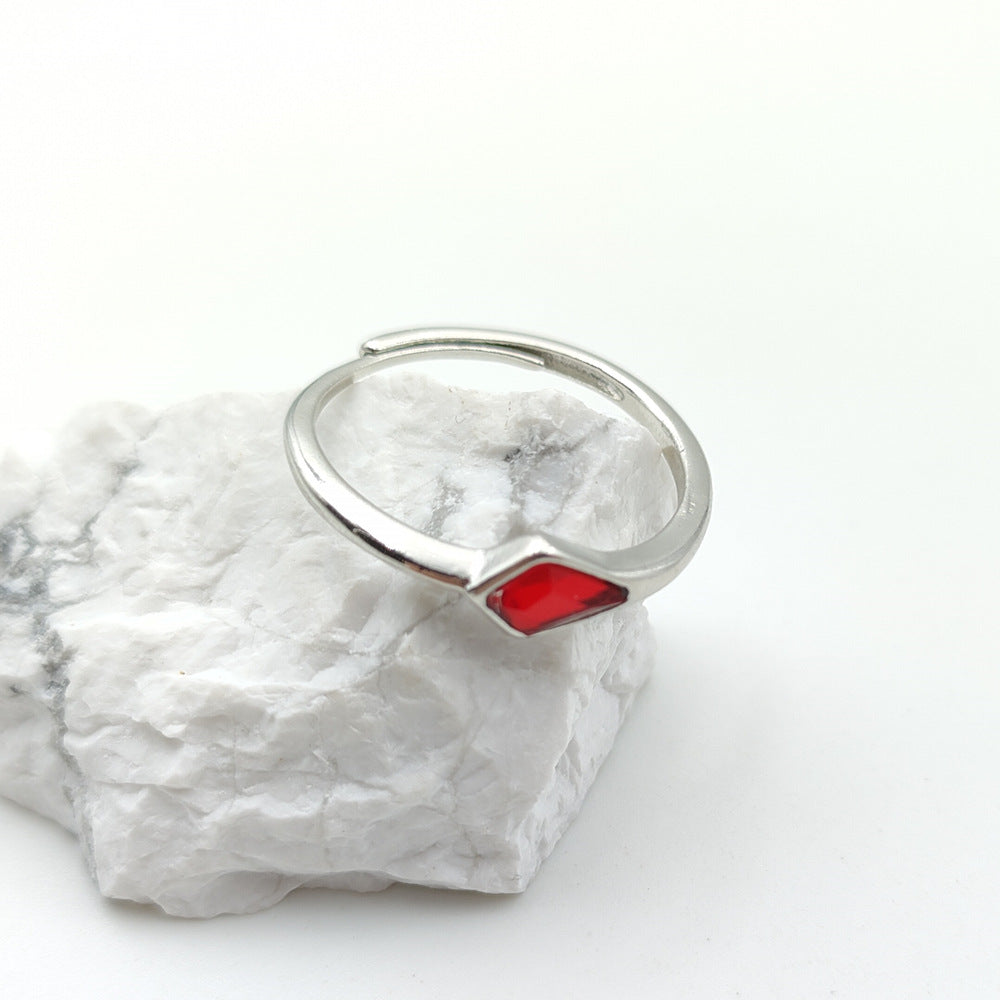 Open Circuit Silver-Tone Ring, product view 2