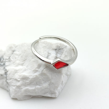 Open Circuit Silver-Tone Ring, product view 2