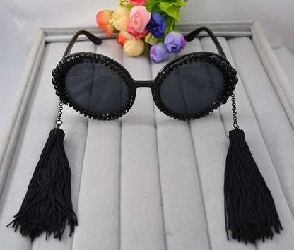Parlour Lights Pearl-Rhinestone Sunglasses, product view 4