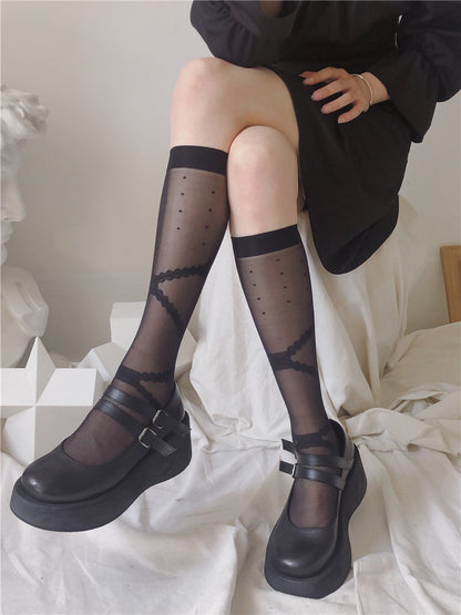Ribbon Reliquary Bow-Cross Stockings, product view 4