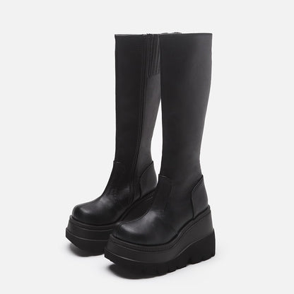 Roadblock Biker Platform Boots, product view 1