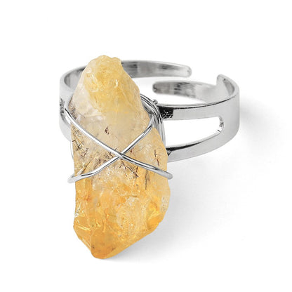 Shardstone Crystal Open Ring, product view 5