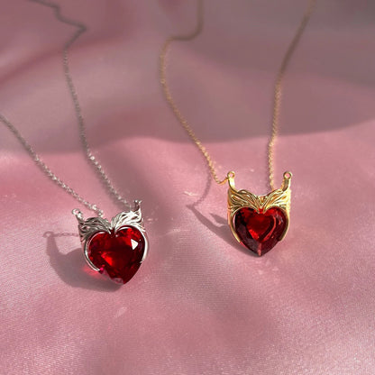 Tender Evidence Zircon Heart Necklace, product view 1