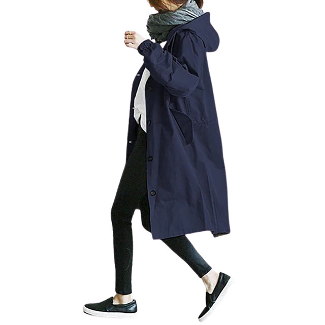 Transit Office Mid-Length Cotton Trench, product view 3