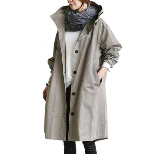 Transit Office Mid-Length Cotton Trench, product view 5