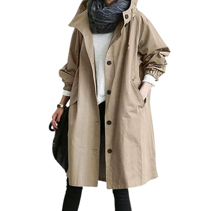 Transit Office Mid-Length Cotton Trench, product view 6
