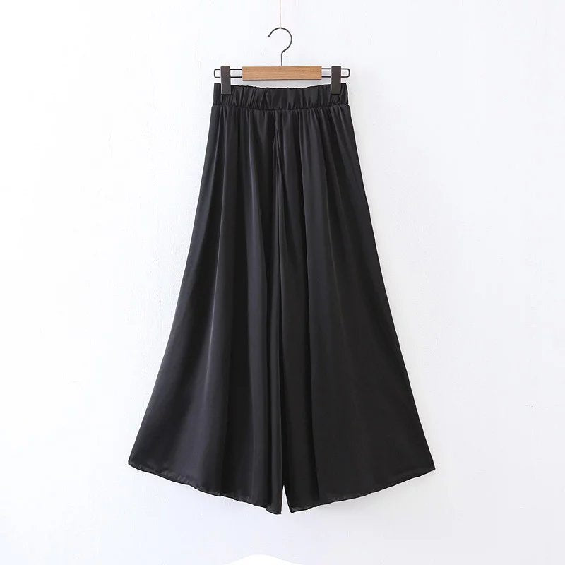 Veilflow Chiffon Wide-Leg Trousers product view