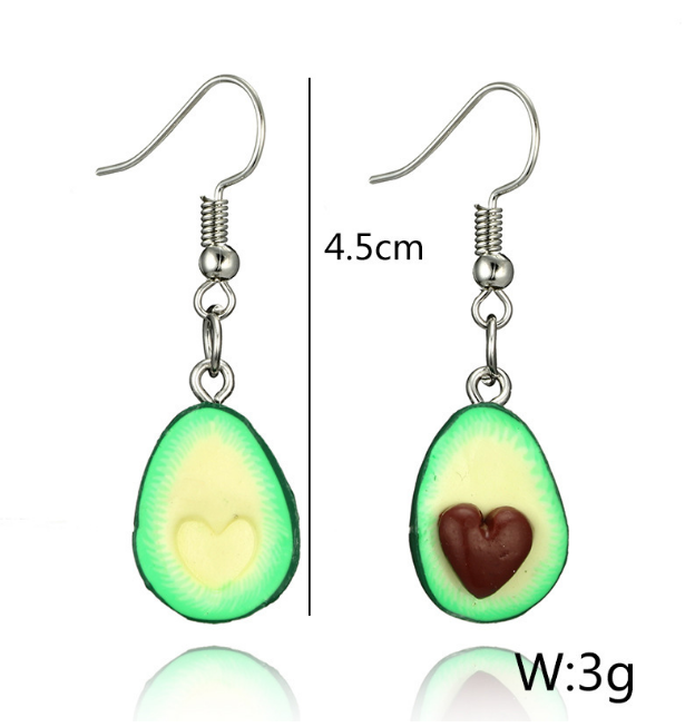 Verdant Heart Clay Necklace, product view 3
