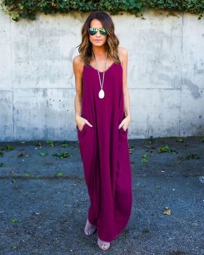 Wayline Pocket Strap Dress product view